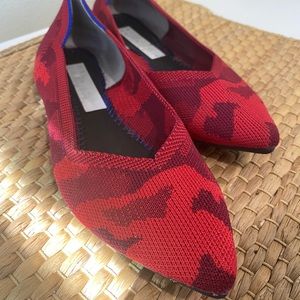 Rothy’s Red Camo Size 7.5 Good Condition